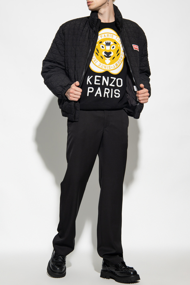 Kenzo Puchowa kurtka z logo