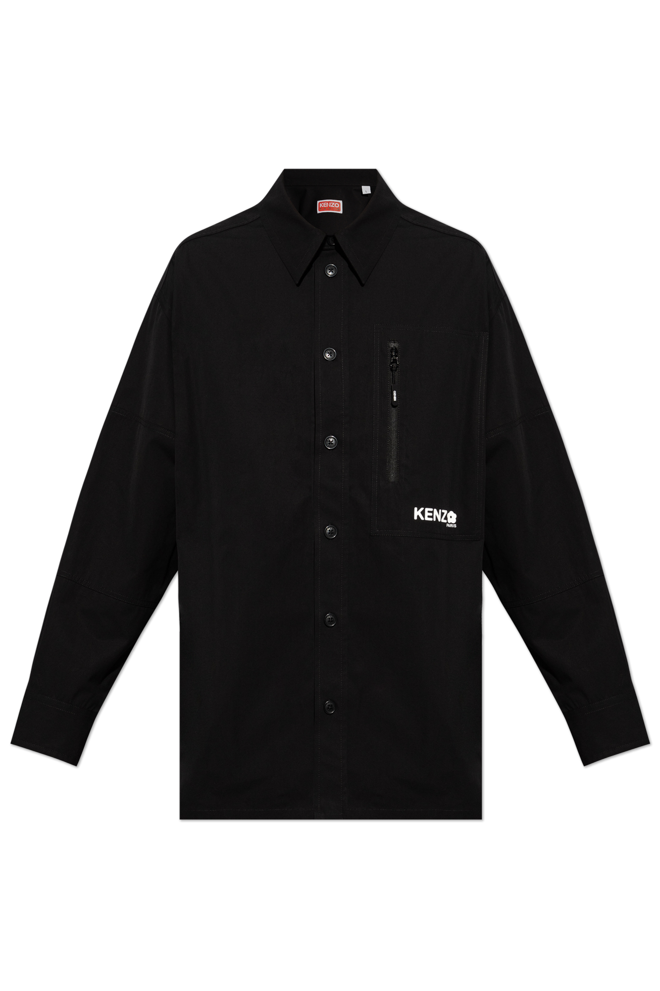 Kenzo Cropped shirt with a pocket