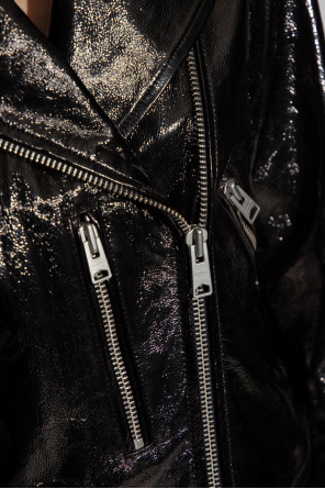 AllSaints ‘Fern’ leather biker jacket