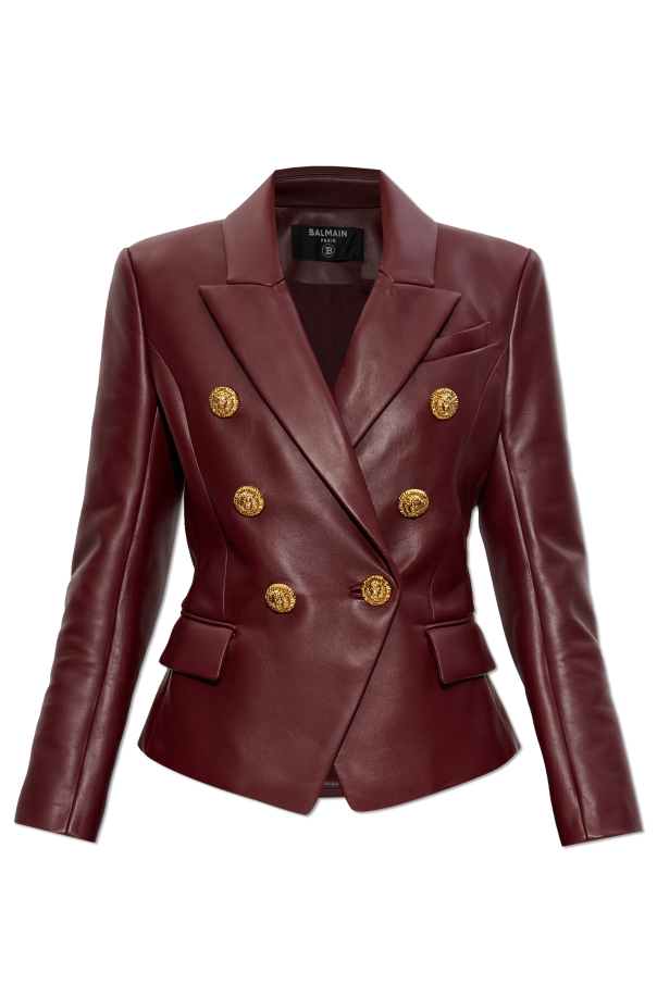 Leather blazer, zdjęcie 1 Leather blazer od Balmain