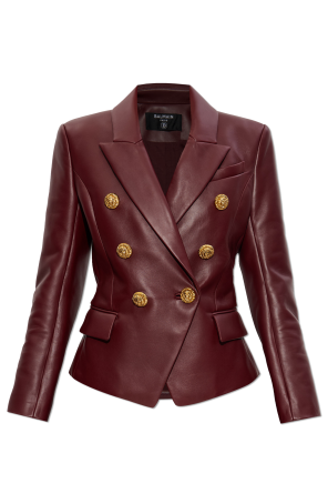 Lederblazer od Balmain