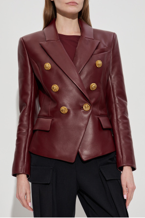 Balmain Leather blazer