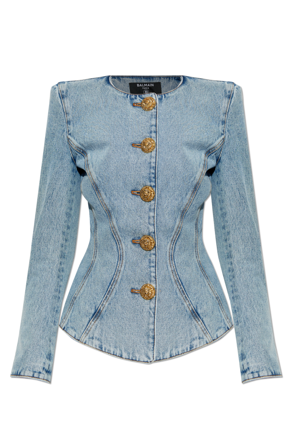 Denim blazer od Balmain