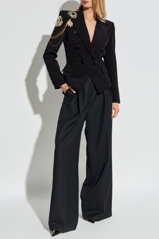 Balmain Blazer with shimmering appliqués