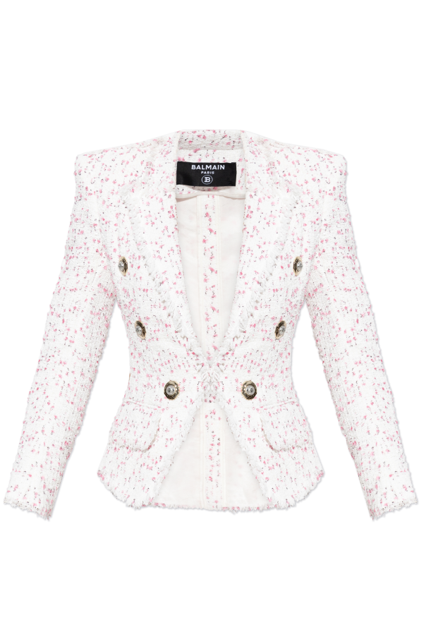Tweed blazer od Balmain