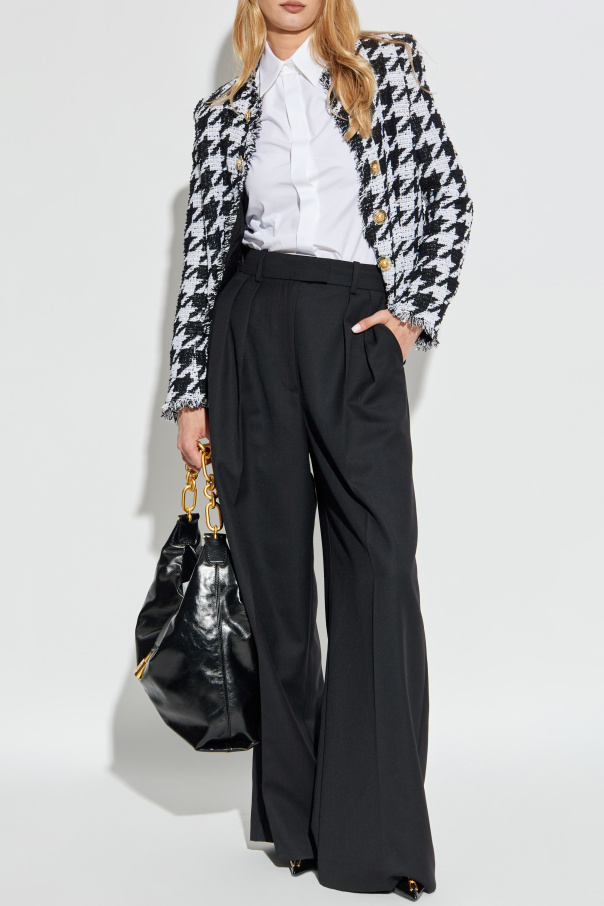 Balmain Blazer with houndstooth pattern