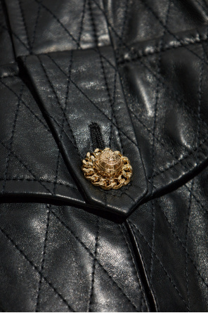 Balmain Lammlederjacke