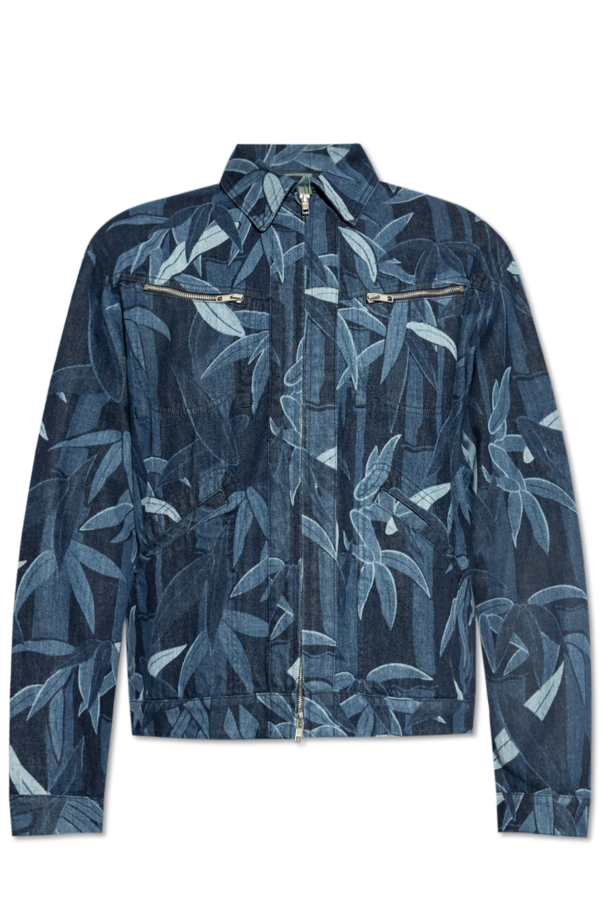 Kenzo Denim jacket with decorative pattern
