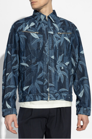 Kenzo Denim jacket with decorative pattern