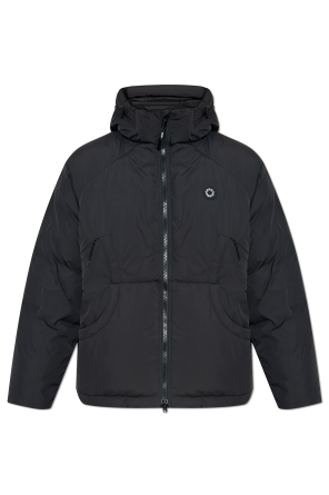 Puffer jacket with logo
