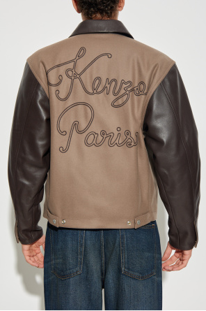 Kenzo Wełniana kurtka