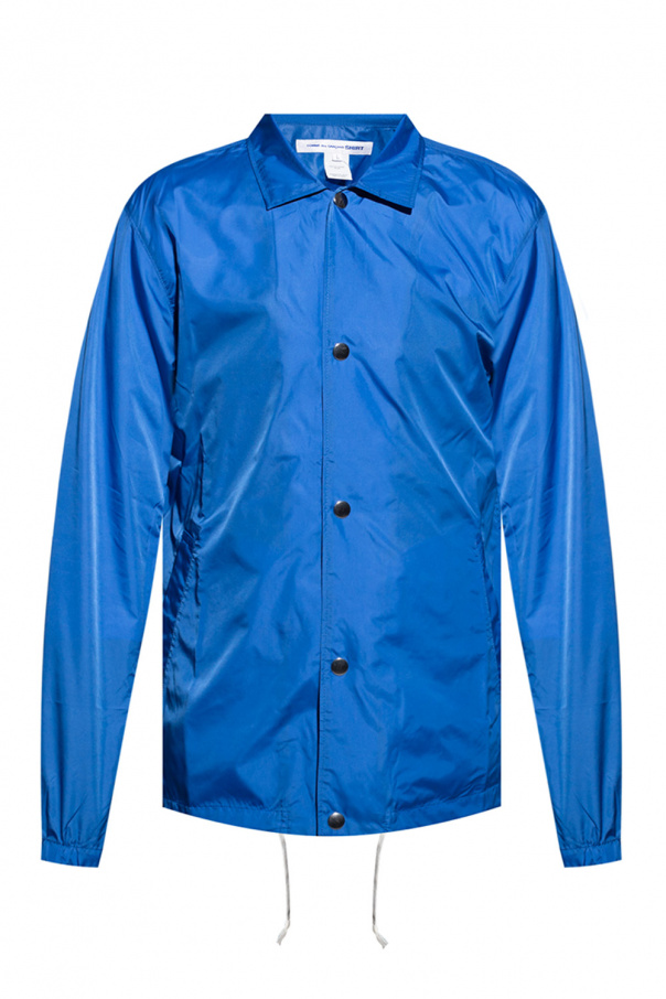 Comme des Garçons Shirt Printed Blau jacket