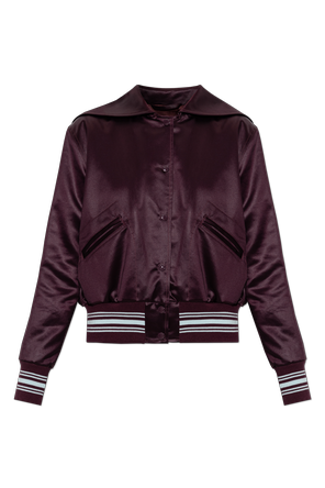 Jacket with embroidered logo