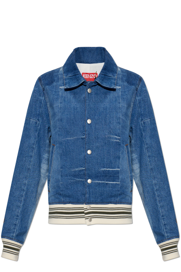 Kenzo Jeansjacke mit „Vintage“-Effekt