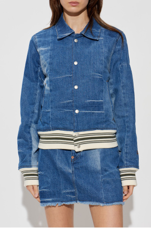 Kenzo Jeansjacke mit „Vintage“-Effekt