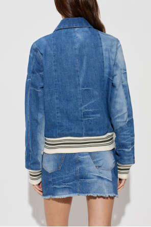 Kenzo Jeansjacke mit „Vintage“-Effekt