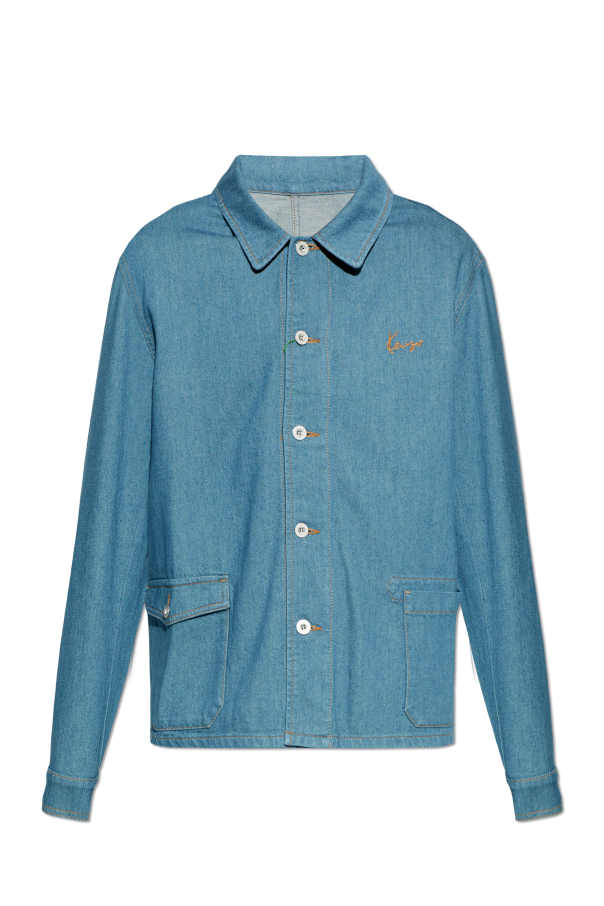 Kenzo Denim shirt with embroidered logo