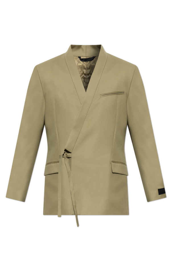 Wool blazer with single vent od Kenzo