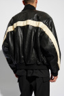 Fear Of God BLACK Leather 'bomber' jacket