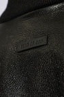 Fear Of God BLACK Leather 'bomber' jacket