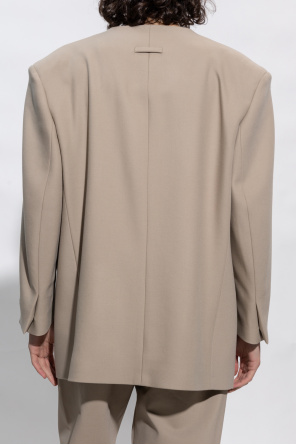 Malo stretch-cotton round neck T-shirt Wool blazer
