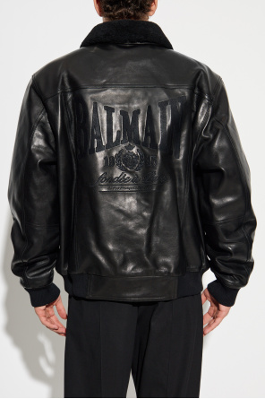 Balmain Skórzana kurtka