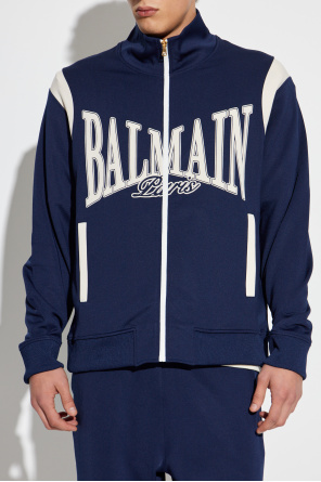 Balmain Sweatshirt mit aufgedrucktem Logo