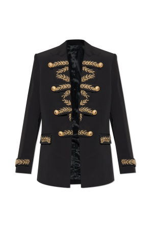 Blazer with embroidered pattern