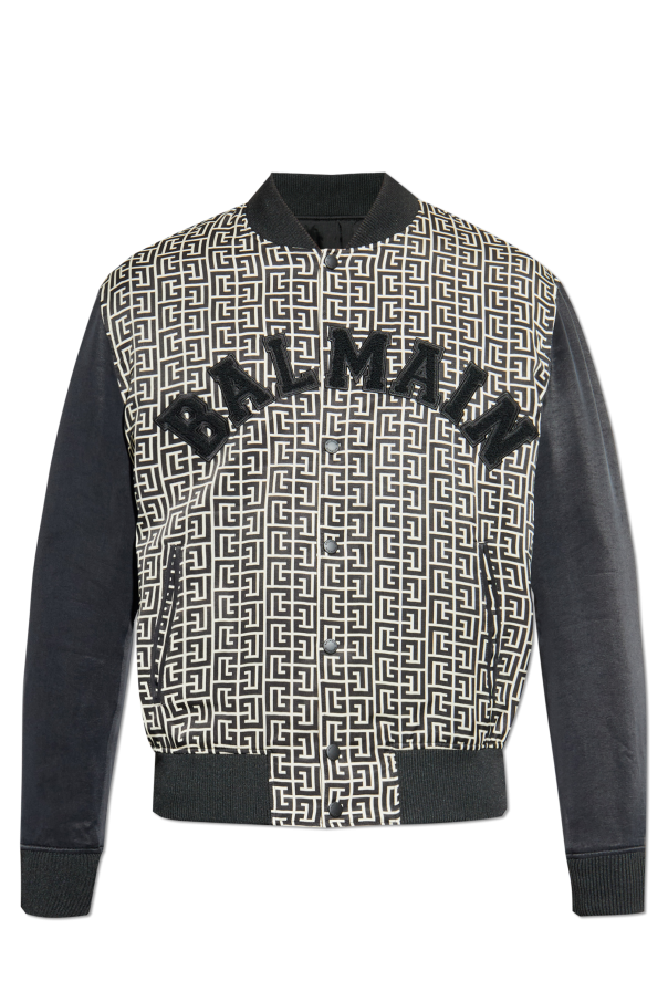 Jacket with logo od Balmain