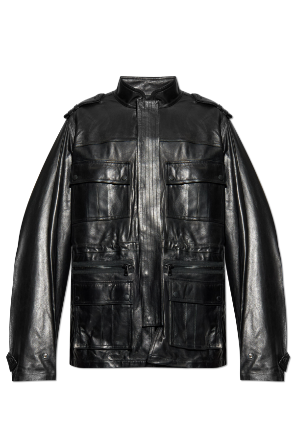 Lambskin leather jacket, zdjęcie 1 Lambskin leather jacket od Balmain