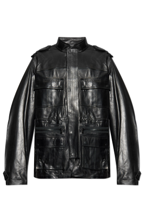 Lambskin leather jacket