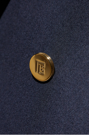 Balmain Kurzer Wollmantel