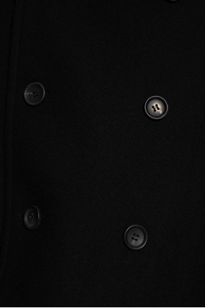 Yohji Yamamoto Wełniany płaszcz