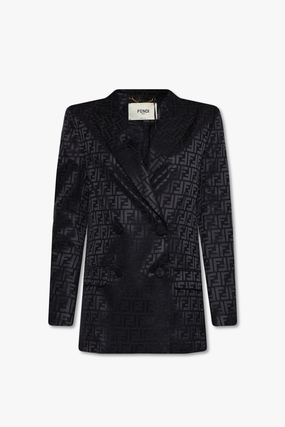 Fendi Monogrammed double-breasted blazer