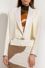 fendi side-stripe Double-layered blazer