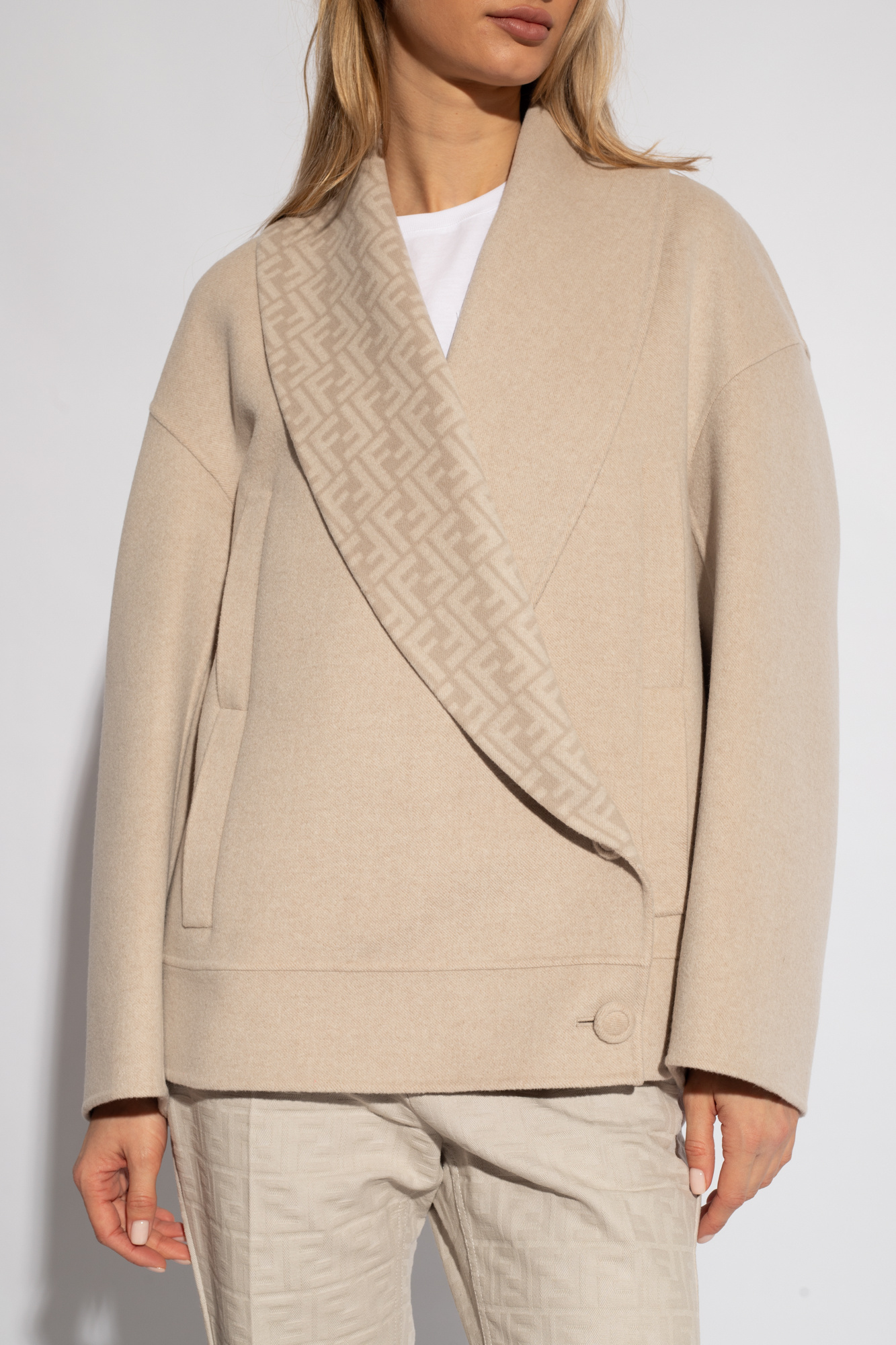 Fendi Oversize wool jacket