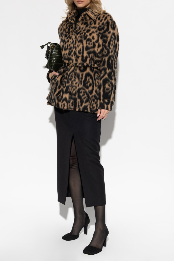 Fendi Jacke mit Animal-Print
