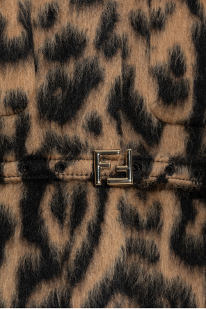 Fendi Jacke mit Animal-Print