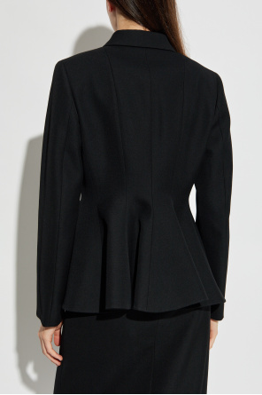 Fendi Americana de lana con peplum