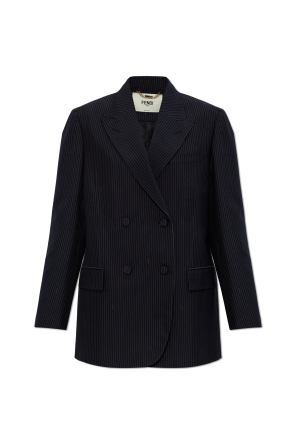 Wool double-breasted blazer