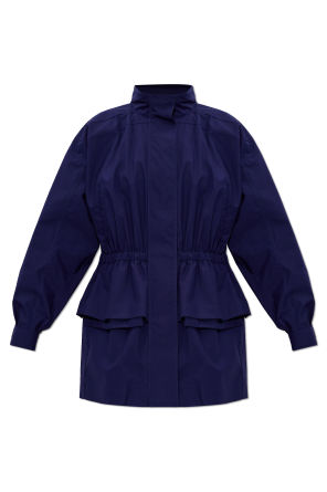 Jacket with a peplum at the waist