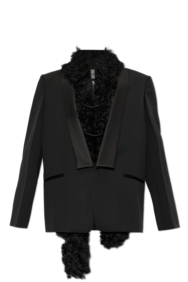 Wool Blazer with Pockets od Fendi