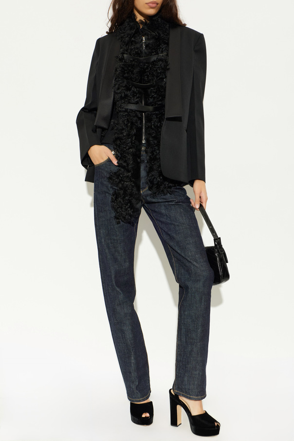 Fendi Wool Blazer with Pockets