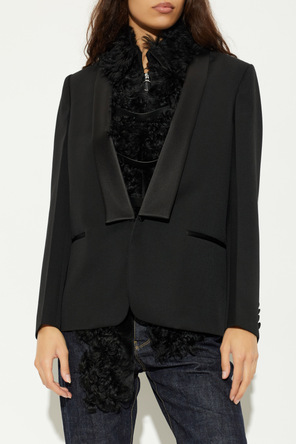 Fendi Wool Blazer with Pockets