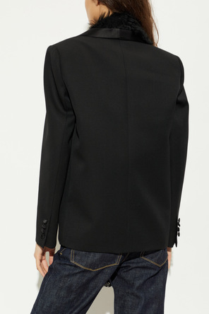 Fendi Wool Blazer with Pockets