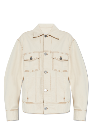 Denim jacket with logo od Ami Alexandre Mattiussi