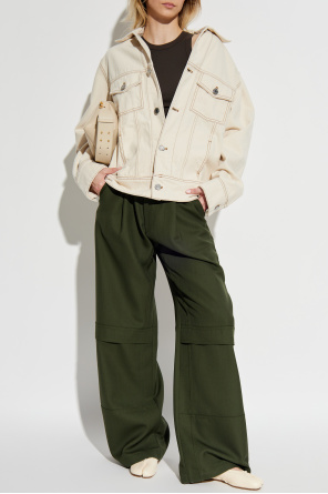 Denim jacket with logo od Ami Alexandre Mattiussi