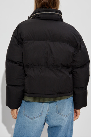 Ami Alexandre Mattiussi Down jacket with hood stowed in the collar