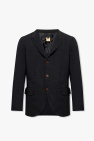 Love Moschino hooded wet-look jacket in black