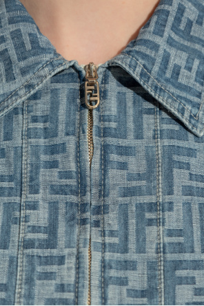 Fendi Denim shirt with zipper